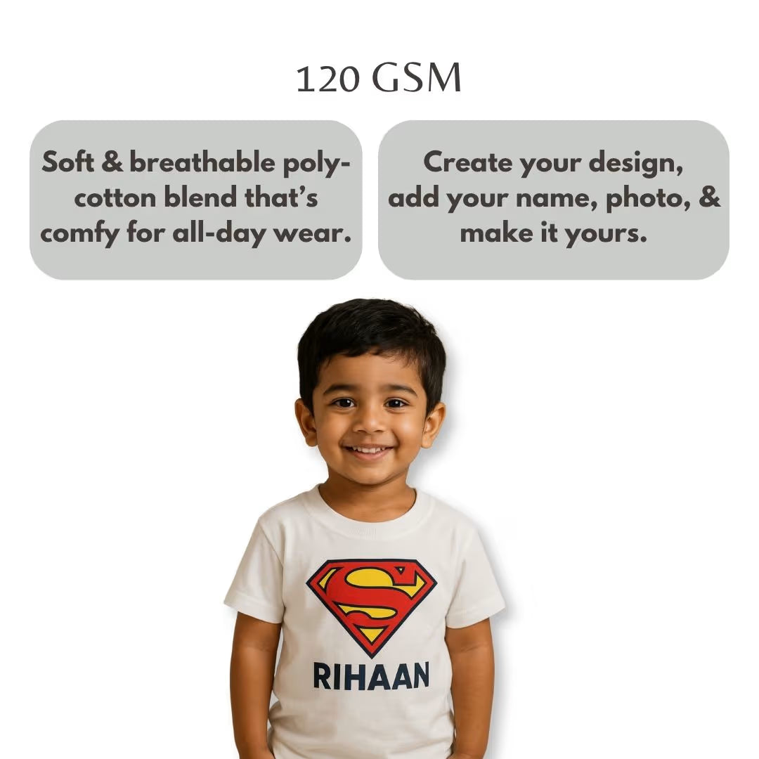 Customized Poly-Cotton Tshirt (120GSM)