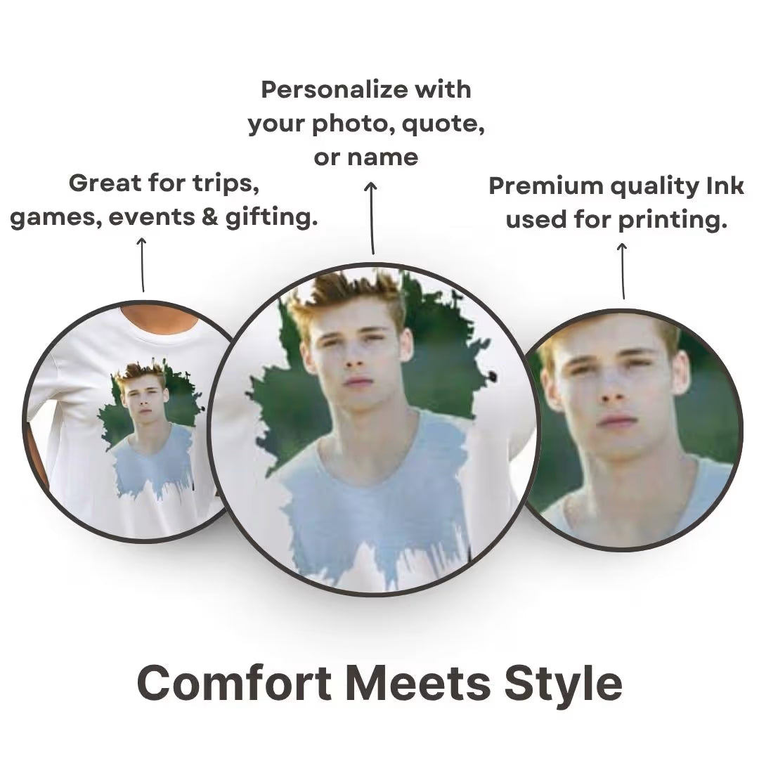 Personalized Poly-Cotton Tshirt (180GSM)