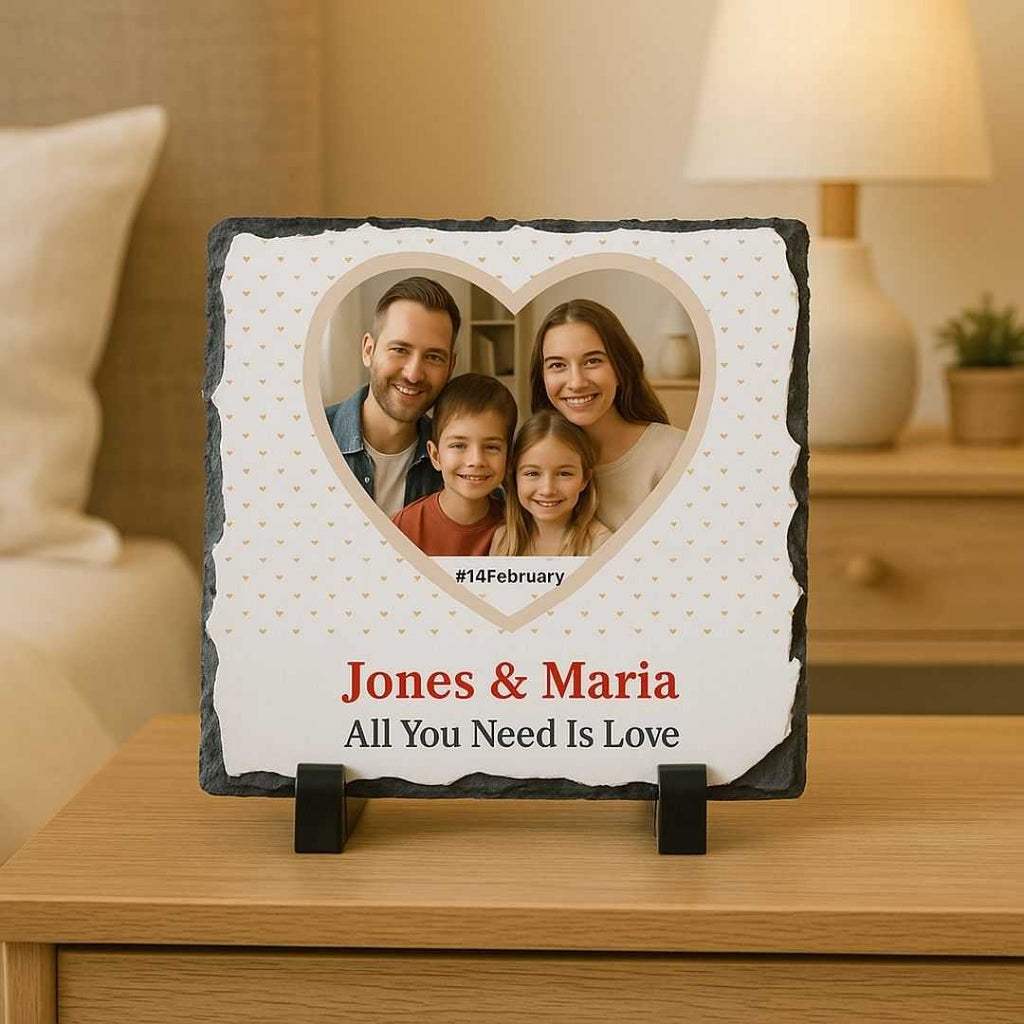 Customized Square Rock Photo Frame