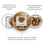 Customized Square Rock Photo Frame