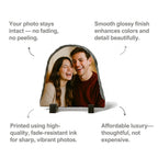 Customized Semi-Rectangle Rock Photo Frame