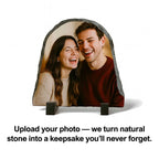 Customized Semi-Rectangle Rock Photo Frame