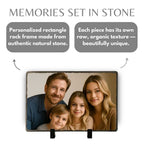 Customized Rectangle Rock Photo Frame