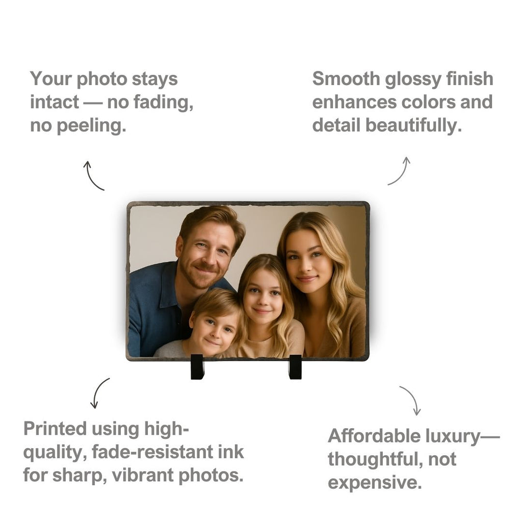 Customized Rectangle Rock Photo Frame