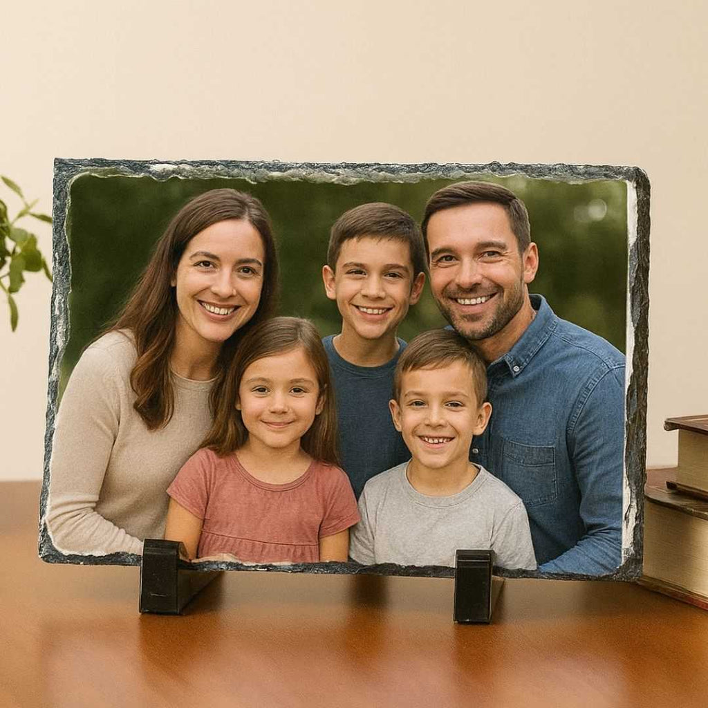 Customized Rectangle 2 Rock Photo Frame