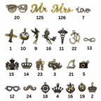 Personalized Button Passport Cover - Dark Brown