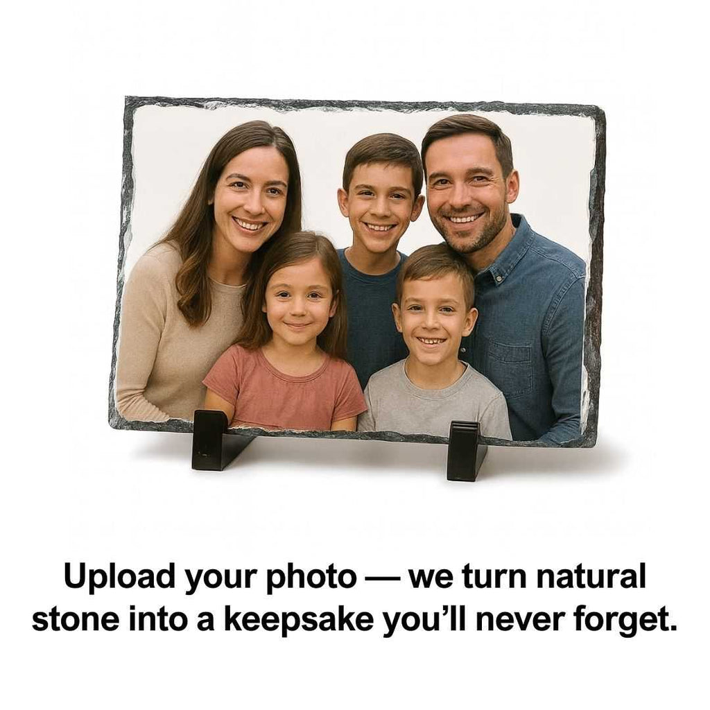 Customized Rectangle 2 Rock Photo Frame