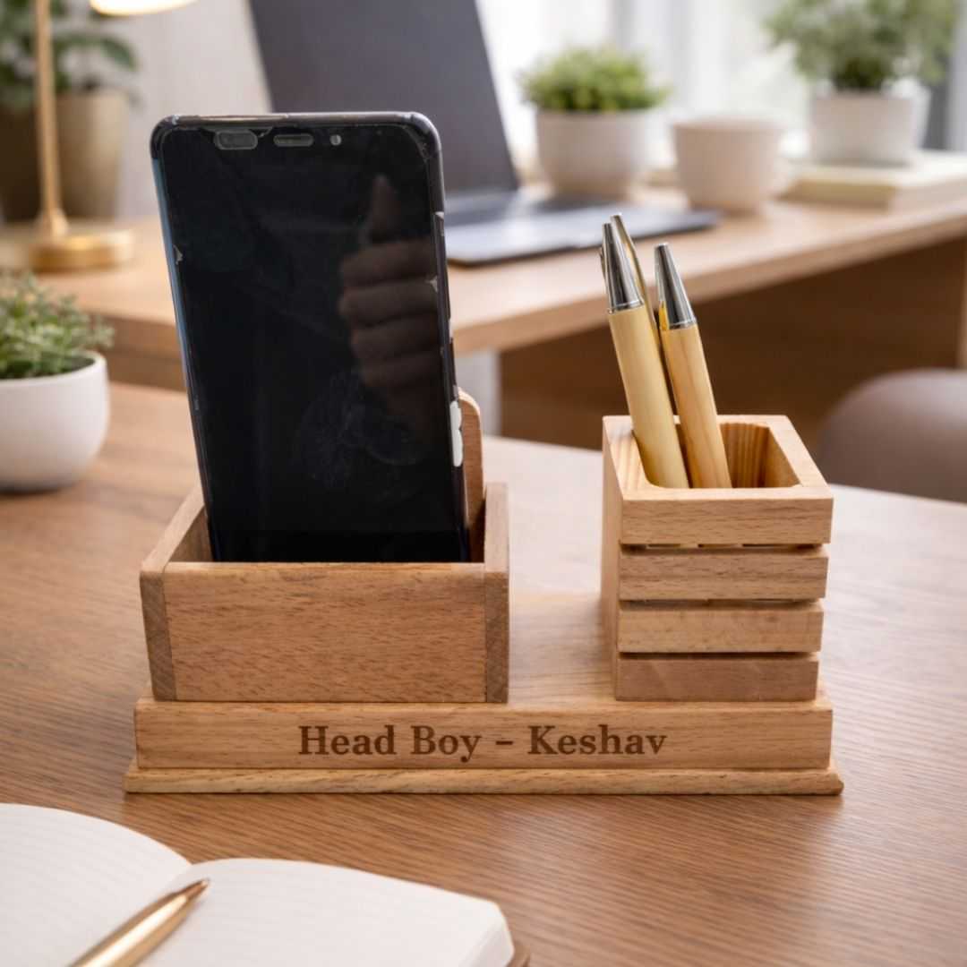 Personalized Professional Multi-Slot Desk Stand