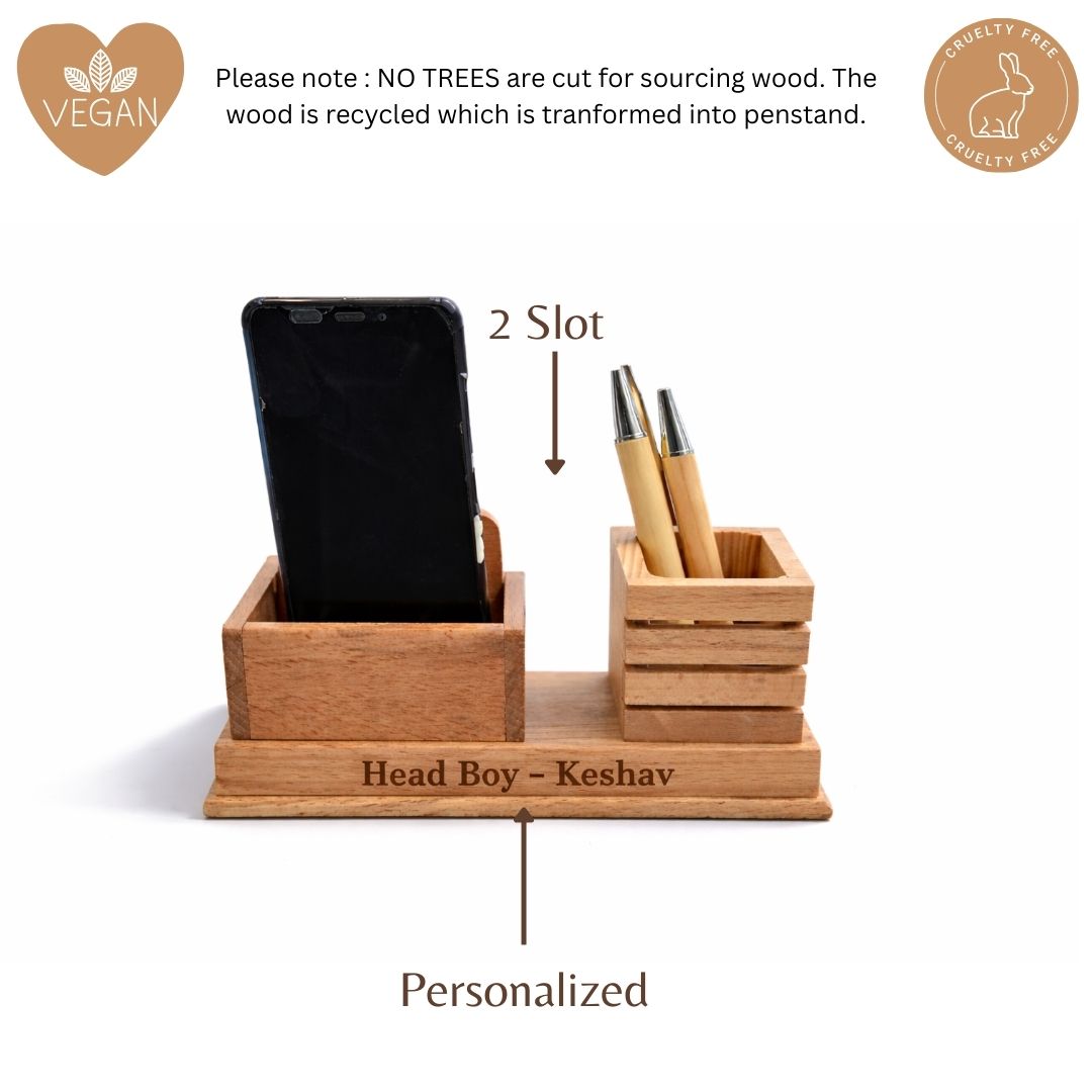 Personalized Professional Multi-Slot Desk Stand