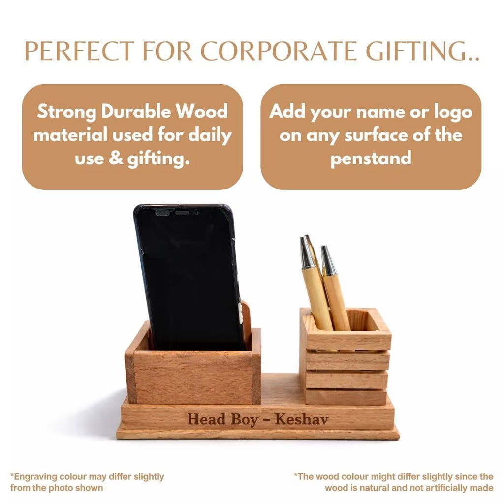 Personalized Professional Multi-Slot Desk Stand