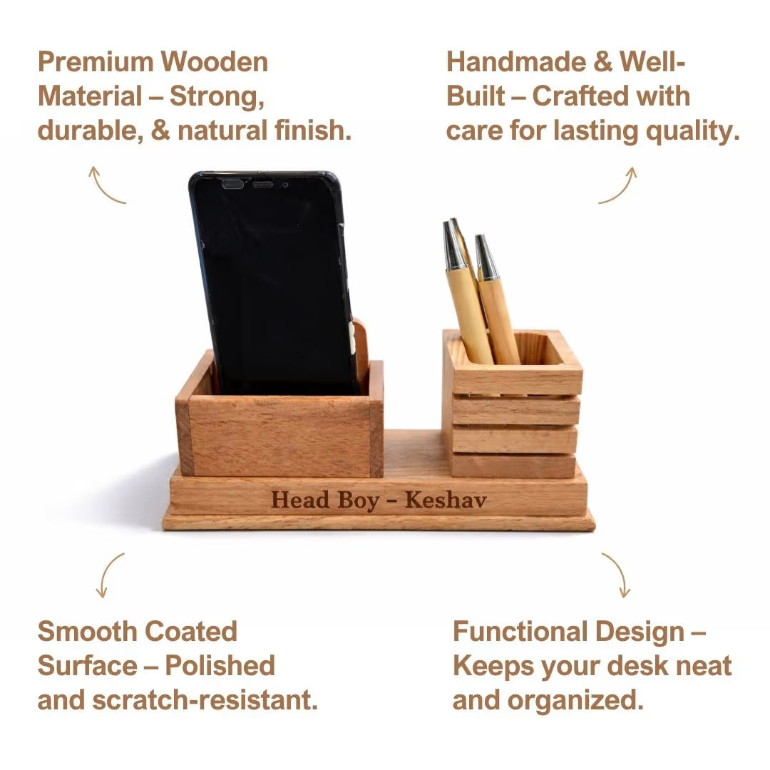 Personalized Professional Multi-Slot Desk Stand