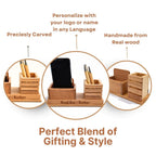 Personalized Professional Multi-Slot Desk Stand