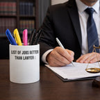 Personalized Lawyer Pen Stand