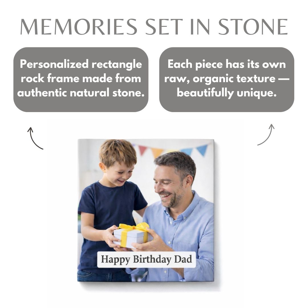 Happy Birthday Dad Personalized Ceramic Tile