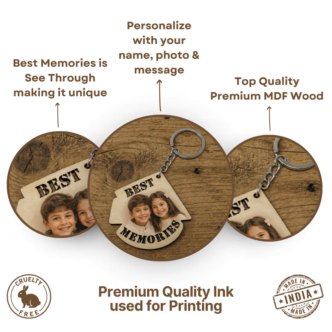 Best Memories Keychain for Sister