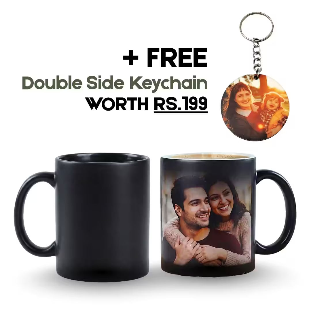 Customized Photo Black Magic Mug