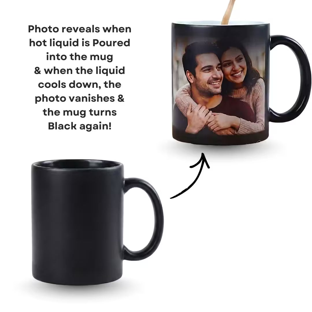 Customized Photo Black Magic Mug