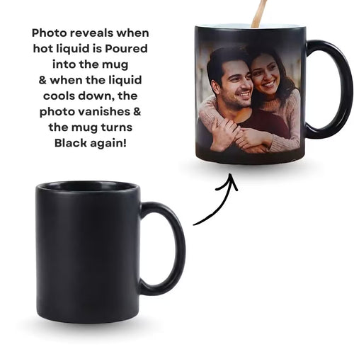 Customized Photo Black Magic Mug