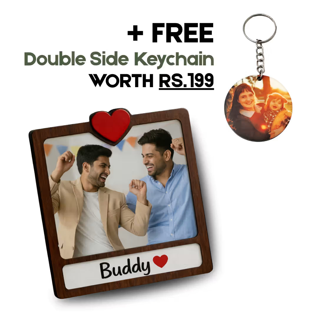 Customized Friends Photo Wooden Friends Magnet