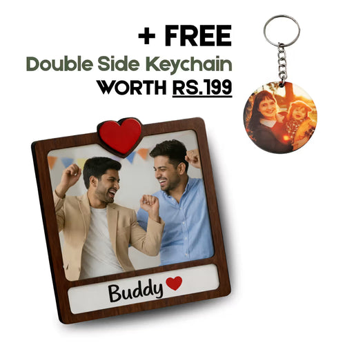 Customized Friends Photo Wooden Friends Magnet