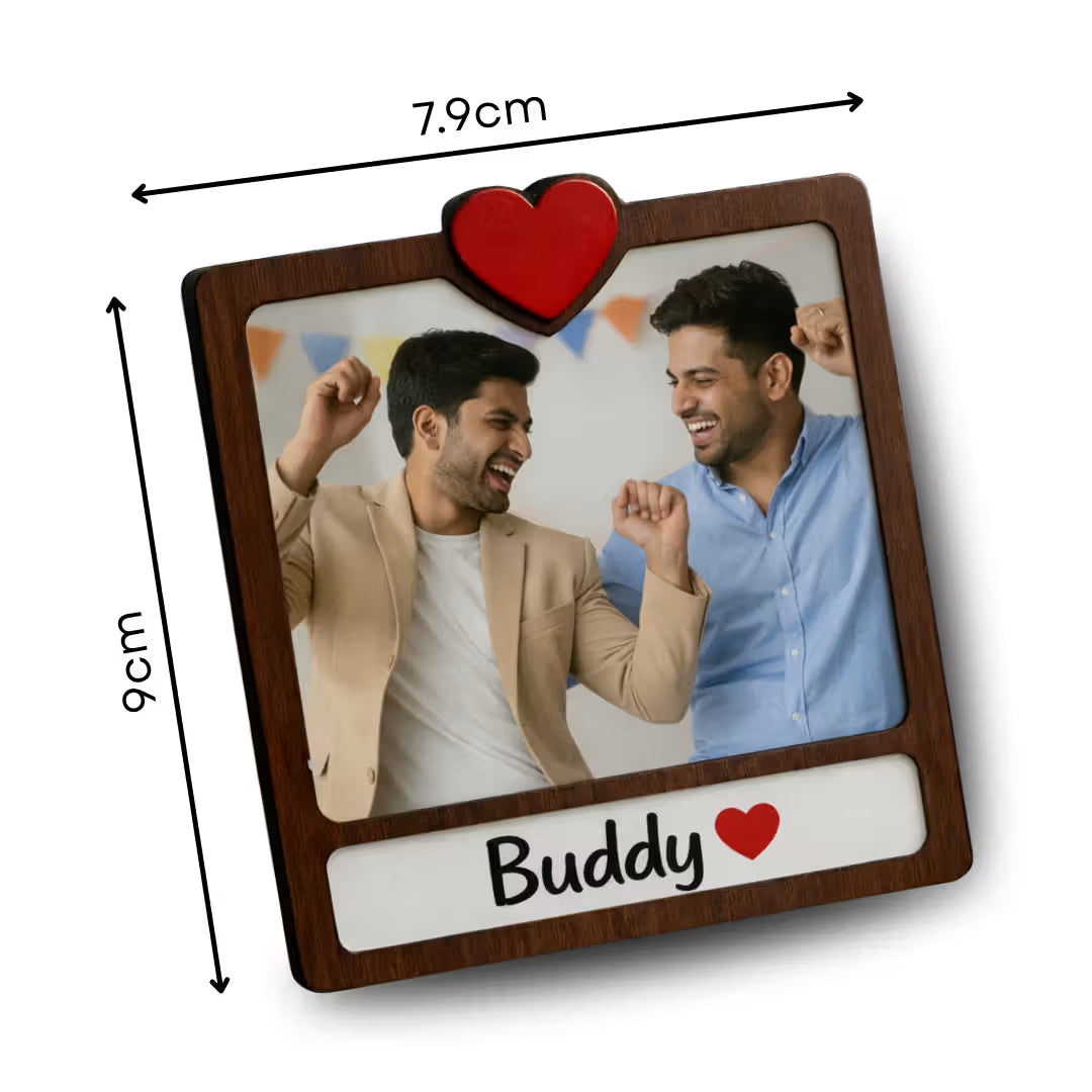 Customized Friends Photo Wooden Friends Magnet