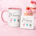 Customized Kids Name Colour Mug for Mom