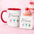 Customized Kids Name Colour Mug for Mom