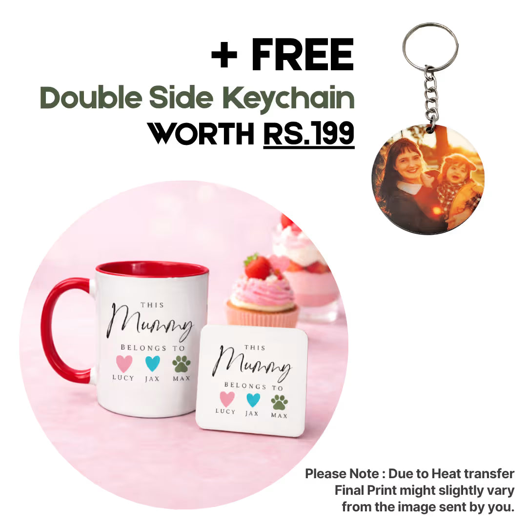 Customized Kids Name Colour Mug for Mom