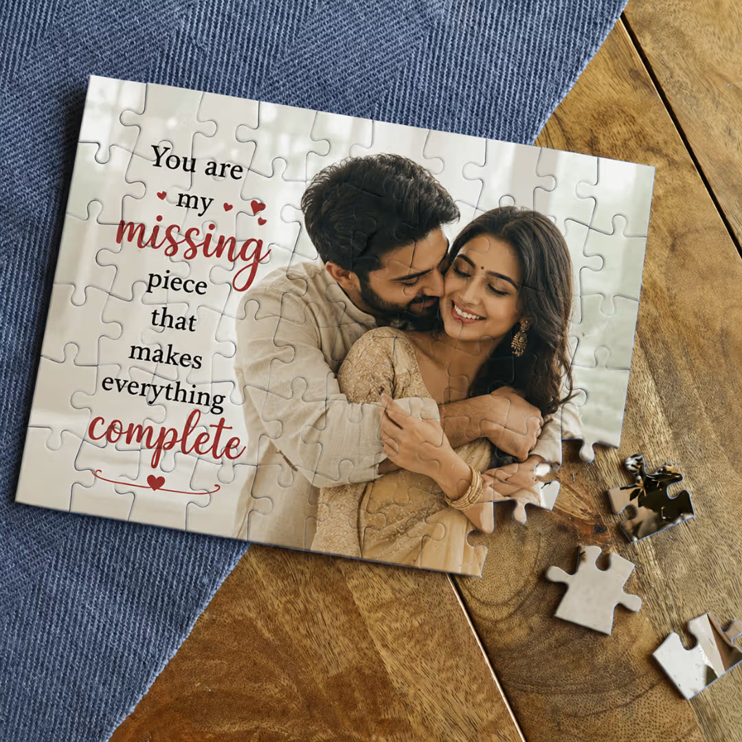 Customized Love Photo Puzzle for Husband