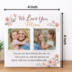 Customized Love you Mom Photo Ceramic Tile