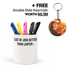 Personalized Lawyer Pen Stand