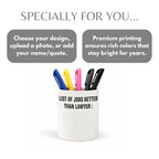 Personalized Lawyer Pen Stand
