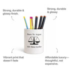 Born To Argue Personalized Ceramic Pen Stand