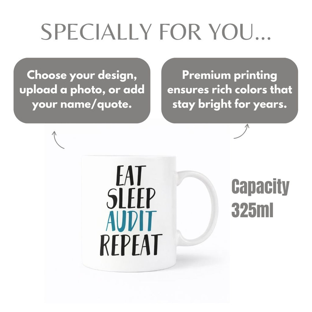 Customized CA Audit Quote Ceramic Mug
