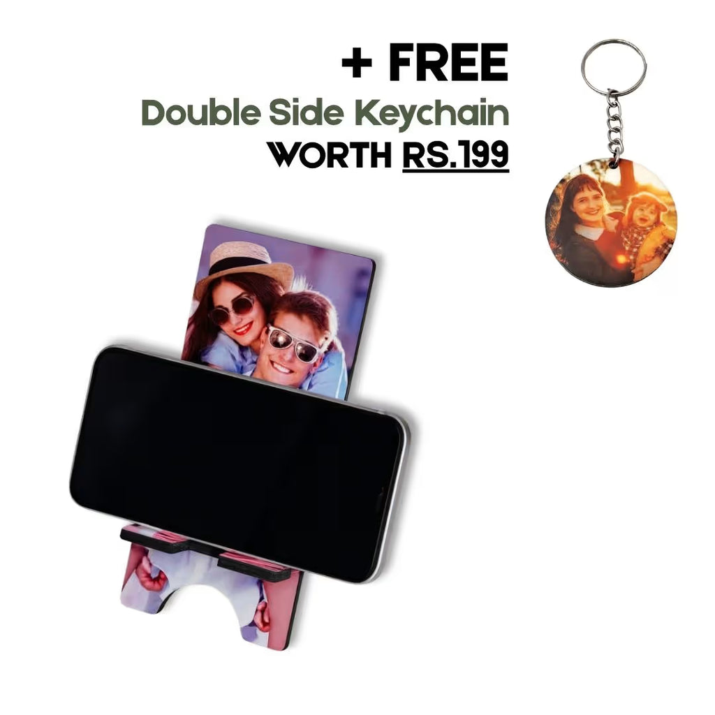 Personalized Photo MDF Mobile Stand