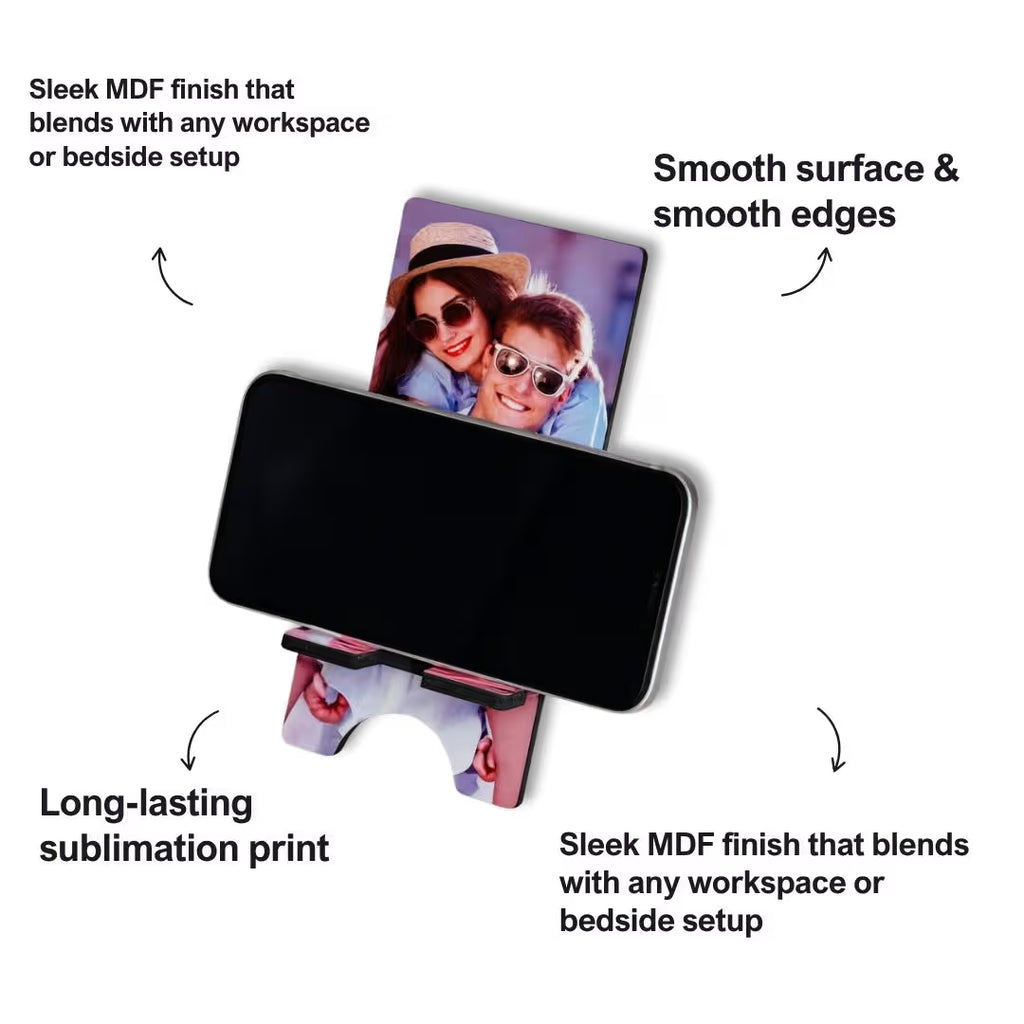 Personalized Photo MDF Mobile Stand