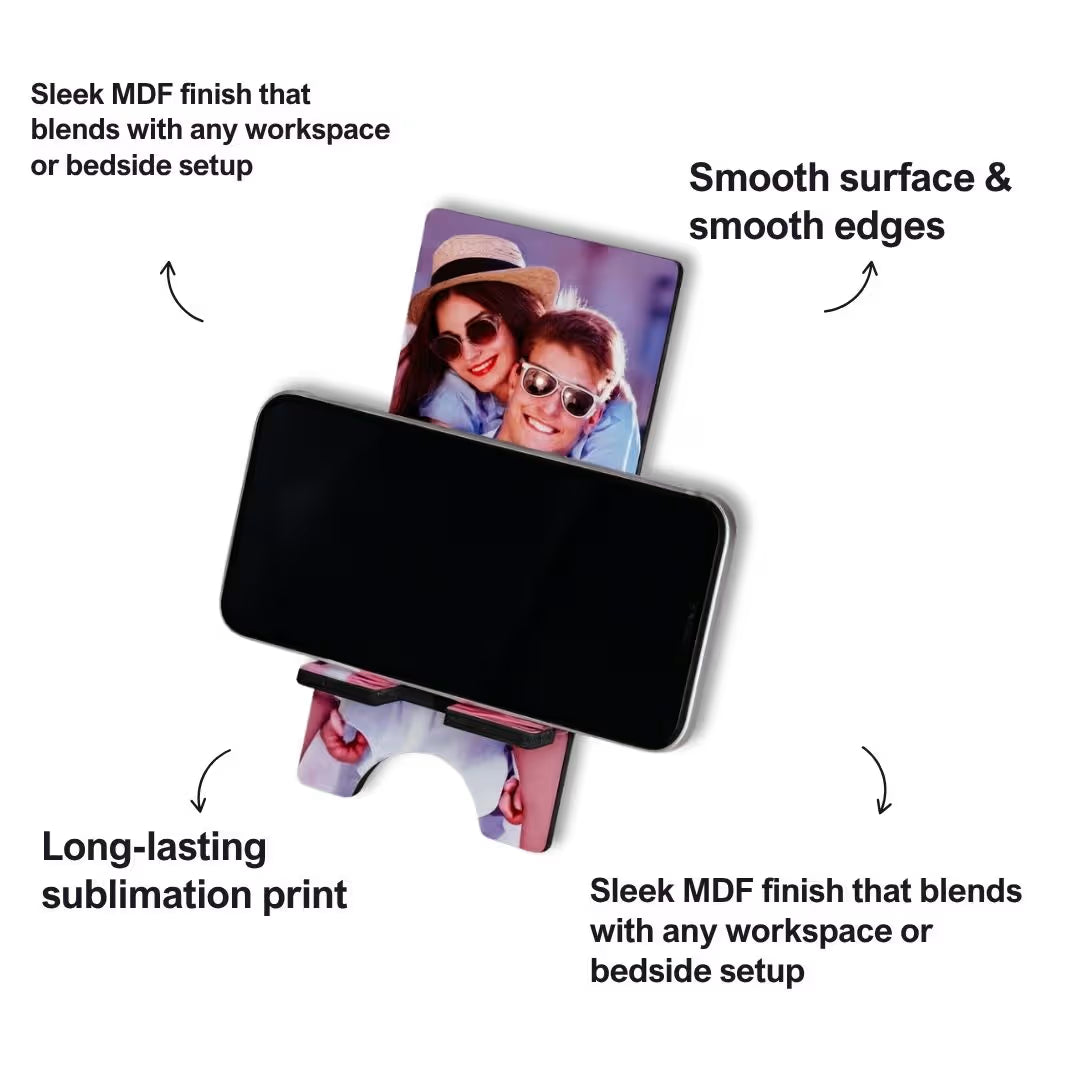 Personalized Photo MDF Mobile Stand