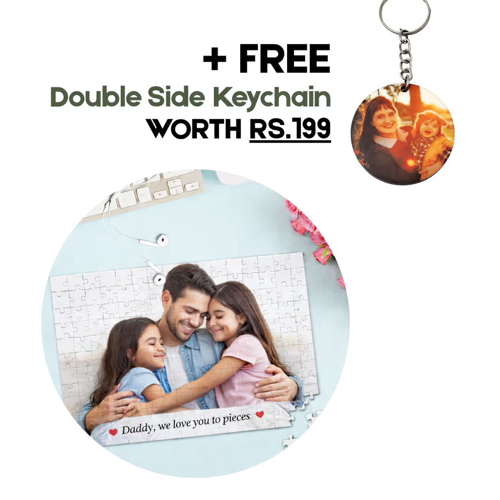 Customized Photo & Message Puzzle for Dad