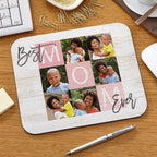 Customized Best Mom Ever Photo Mouse Pad