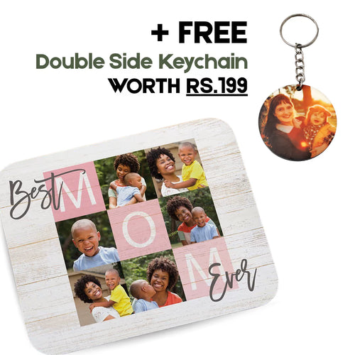 Customized Best Mom Ever Photo Mouse Pad