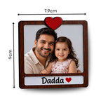Dadda Photo Wooden Fridge Magnet