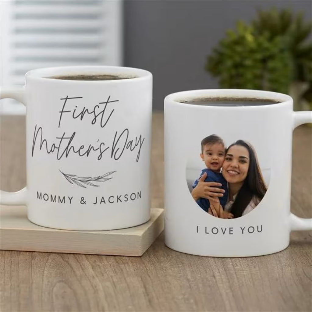 First Mother's Day Custom Photo Cup