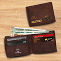 Personalized RFID Protected Vegan Leather for Men Wallet
