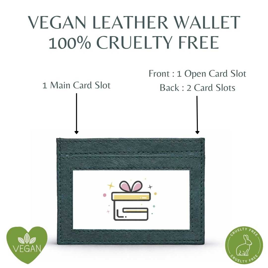 Personalized RFID Protected Chain Wallet with Card Holder - Green