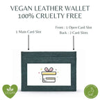 Personalized RFID Protected Chain Wallet with Card Holder - Green