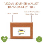 Personalized RFID Protected Chain Wallet with Card Holder - Tan
