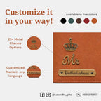 Personalized RFID Protected Chain Wallet with Card Holder - Tan