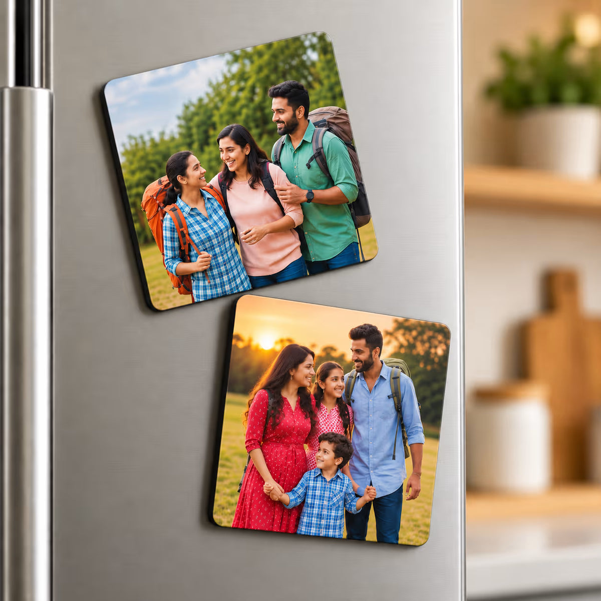 Personalized MDF Square Fridge Magnet