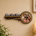 Personalized Key Shaped Photo Wooden Holder