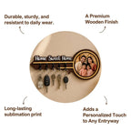 Personalized Key Shaped Photo Wooden Holder